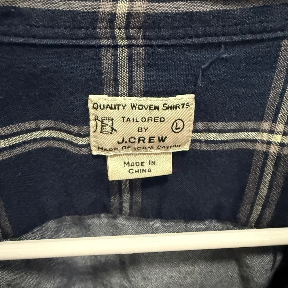 J. Crew Plaid Flannel Button Down